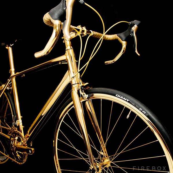 24K Gold Road Bike
