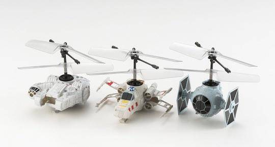 Chara-Falcon Star Wars Remote Controlled Millennium Falcon, X-Wing and TIE Fighter