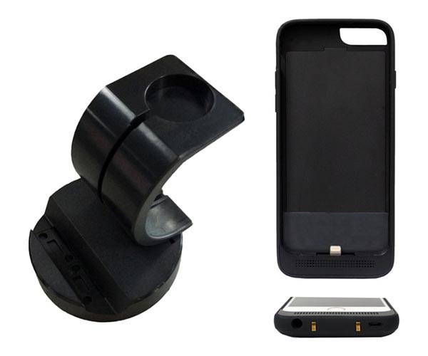 EnergySkin iPhone 6 Wireless Charging Station with Apple Watch Stand