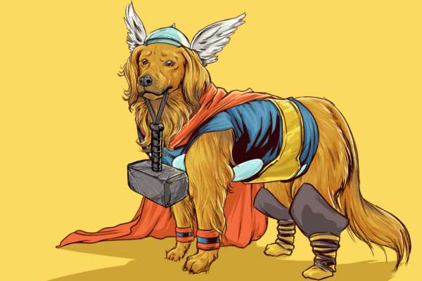 Marvel Superheroes' Dogs