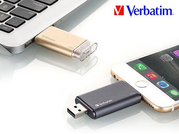 Verbatim Store 'n' Go MFi USB Flash Drive with Lightning Connector