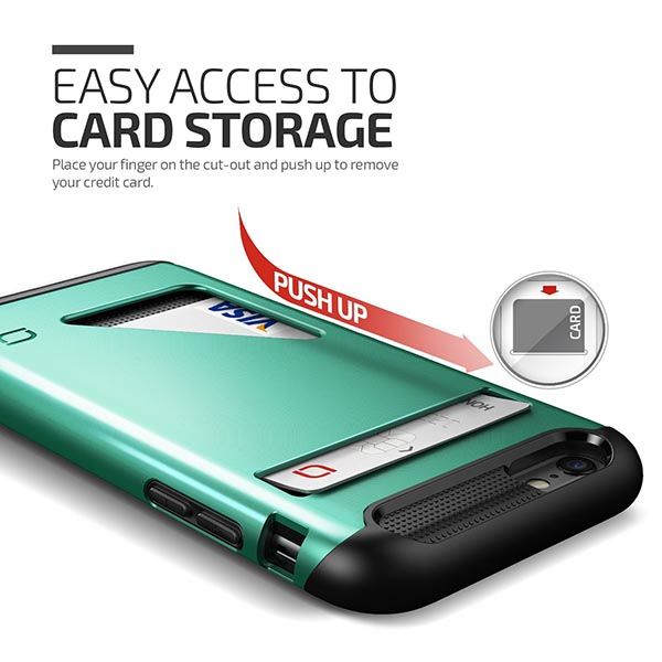 Mighty Card Defense iPhone 6 and iPhone 6 Plus Cases with Easy Access Card Slot