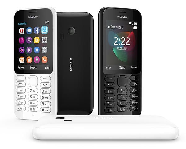 Microsoft Nokia 222 Feature Phone