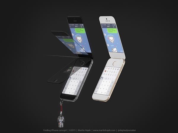 The Concept Flip iPhone with Two Home Buttons and Three Screens