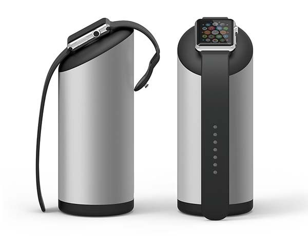 Elago W Apple Watch Charging Stand Works with Car's Cup Holder