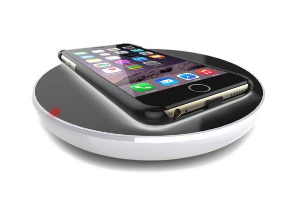 Helios iPhone 6s/6s Plus Case with Wireless Charging Receiver and Included Wireless Charger
