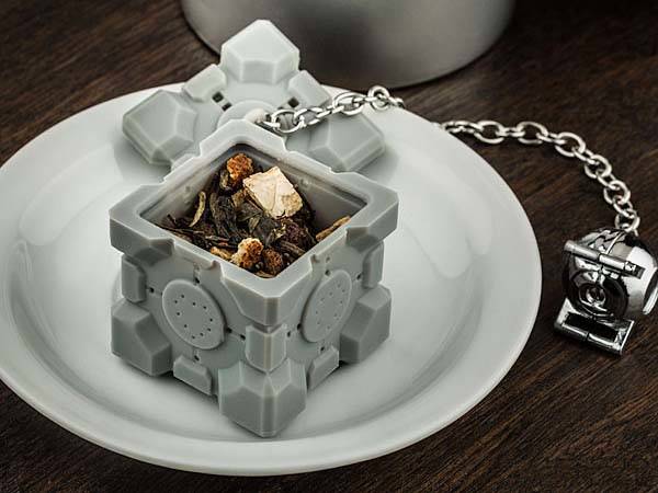 Portal 2 Companion Cube Tea Infuser