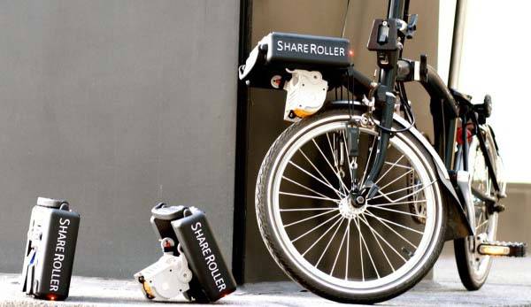 ShareRoller V3 Motor Turns Your Bike and Scooter into Electric Bike and Scooter