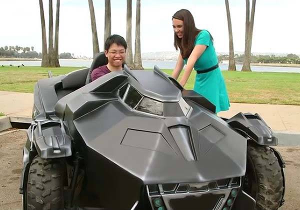 Awesome Arkham Knight Batmobile Modified from a Go-Kart
