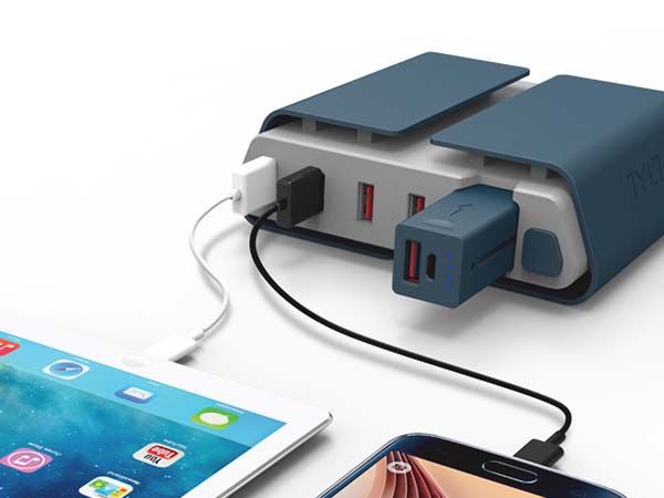 TYLT ENERGI Charging Station with Detachable Power Bank