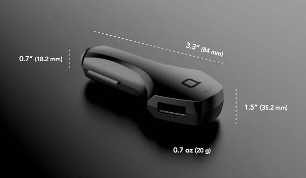 ZUS Military Grade Smart USB Car Charger