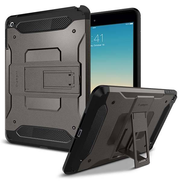 Spigen Tough Armor iPad Mini 4 Case with Integrated Stand