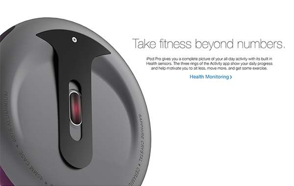 iPod Pro Concept Fitness Tracker Inspired by Apple Watch