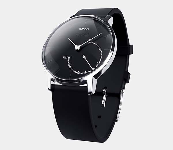 Withings Activité Steel Fitness Tracker with a Timeless Analog Watch Design