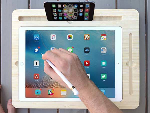 iSkelter Canvas Smart Desk for iPad Pro, Apple Pencil, iPhone and More