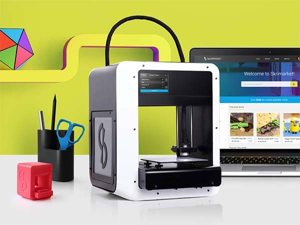 Skriware Home 3D Printer with Online 3D Model Market