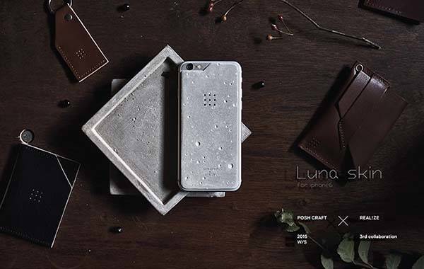 The Concrete iPhone Skin Adds Some Luna Craters to Your iPhone 6s/6s Plus