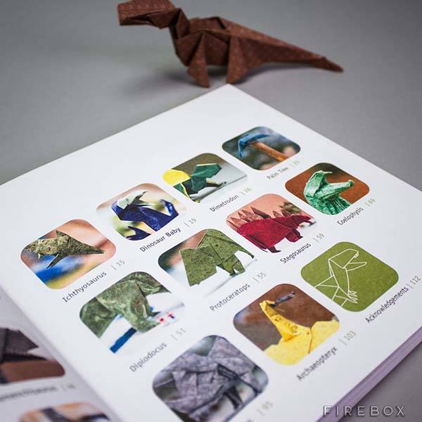 Dinosaur Origami Book