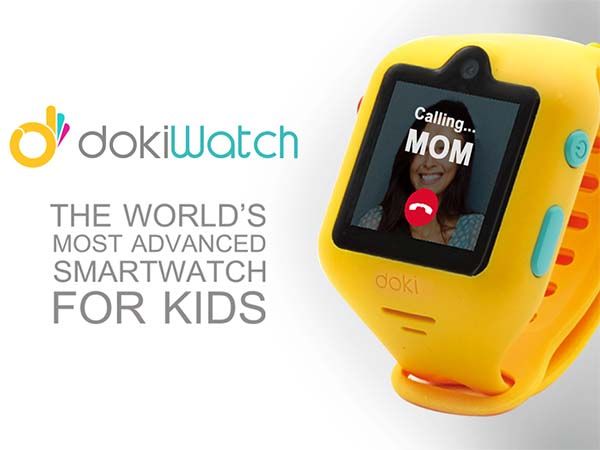 dokiWatch Smartwatch for Kids with Built-in Phone, GPS Locator and Fitness Tracker