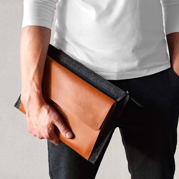 Handmade Carry-All Leather iPad Pro Case