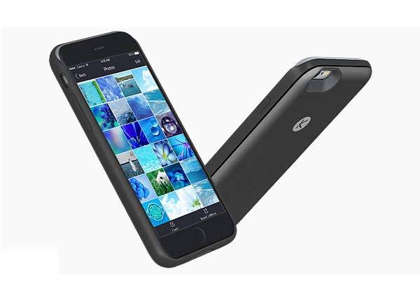 Kuke iPhone 6s/ 6s Plus Case with Backup Battery and Extra Storage Capacity