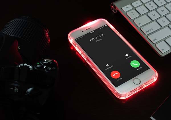 Seidio Luma iPhone 6s/ 6s Plus Case Colors Your Incoming Calls