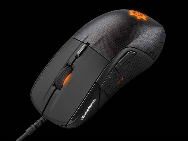 SteelSeries Rival 700 Modular Gaming Mouse with Customizable OLED Display