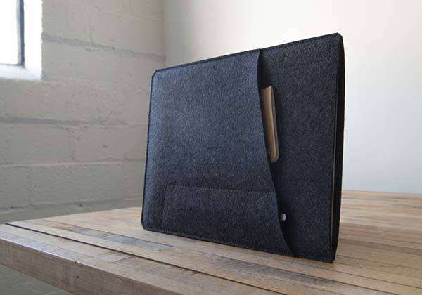 The Handmade iPad Pro Sleeve for The Large-Screen Tablet, Apple Pencil and Cards