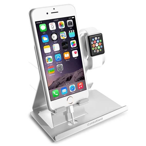 iComboStand Aluminum Charging Station for Apple Watch and iPhone