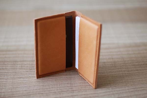 The Customizable Handmade Leather Business Card Case