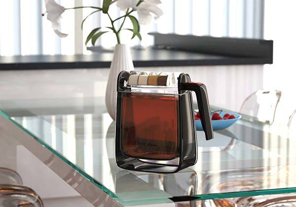Enfuse Concept Flask with Flavor Compartments Makes Tea with Your Favorite Flavor