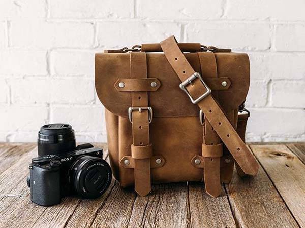 Stock & Barrel Co No. 48 Leather Camera Bag
