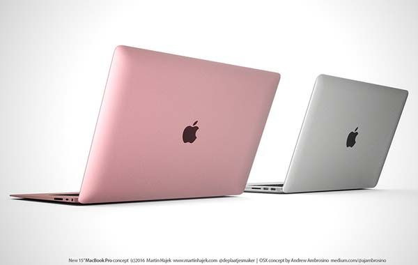 The Concept MacBook Pro Features Rose Pink Coating