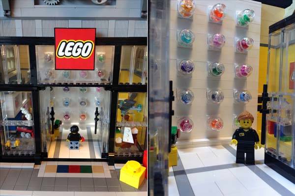 The Modular LEGO Store Built with LEGO Bricks