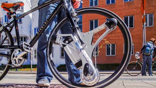 GeoOrbital Wheel Turns Regular Bicycle into an Electric Bike