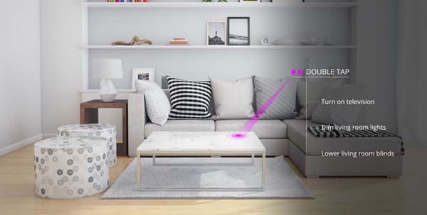 Knocki Turns a Surface into Remote Control for Smart Home