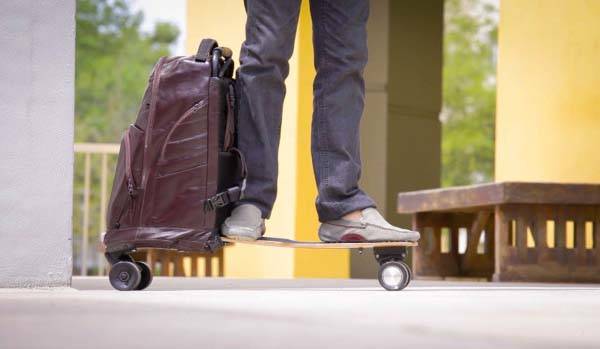 Movpak Electric Skateboard Integrated Backpack