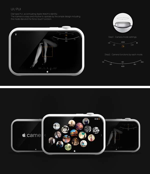 iCamera Apple Inspired Concept Mirrorless Camera