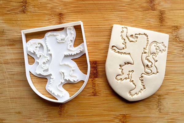 3D Printed Game of Thrones Cookie Cutters