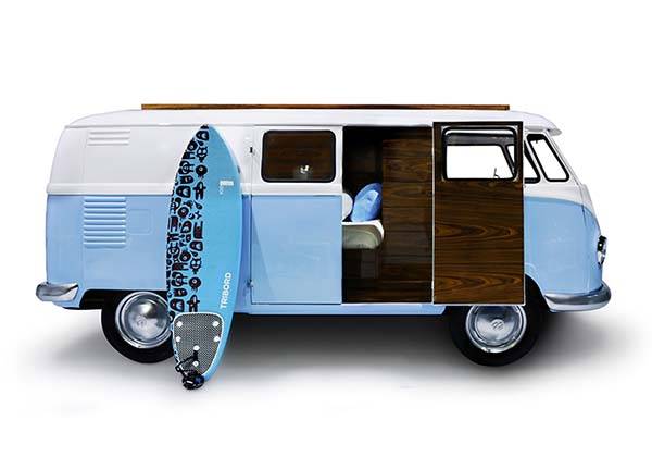 Bun Van VW Camper Van Shaped Bed