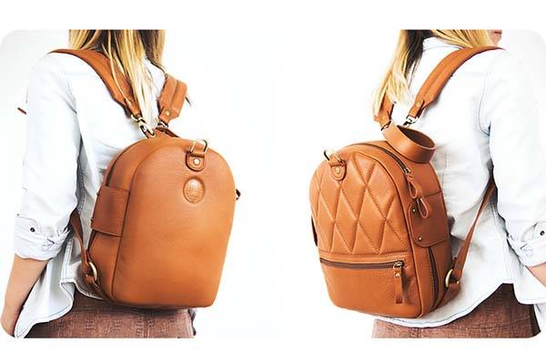 The 2 Style Leather Backpack Boasts Two Different Faces