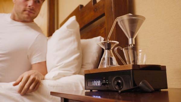 Barisieur Tea and Coffee Maker with Alarm Clock