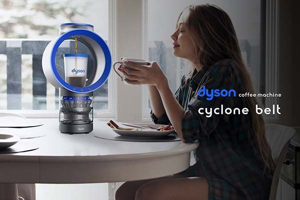 Concept Dyson Cyclone Belt Coffee Machine