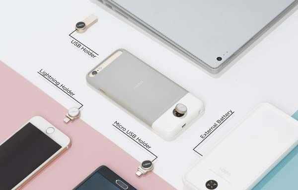 The i.dime iPhone Case Shows off a Detachable Magnetic Storage Device