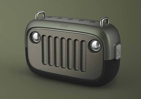 The Concept Outdoor Bluetooth Speaker Inspired Jeep