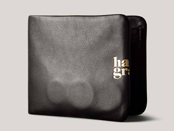 Hard Graft Zip Bifold Leather Wallet