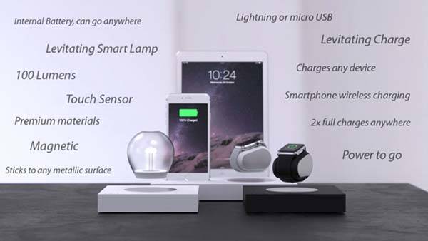 Lift Levitating Charging Station for Apple Watch and Peddles