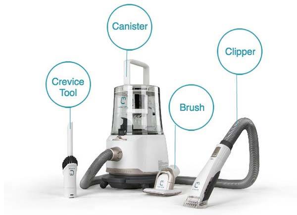 GroomPal Vacuum 3-In-1 Pet Care Tool