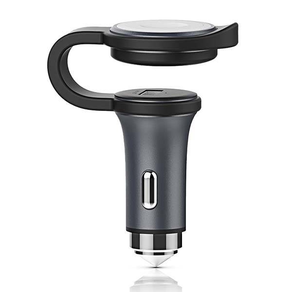 Oittm USB Car Charger Supports Apple Watch Wireless Charging