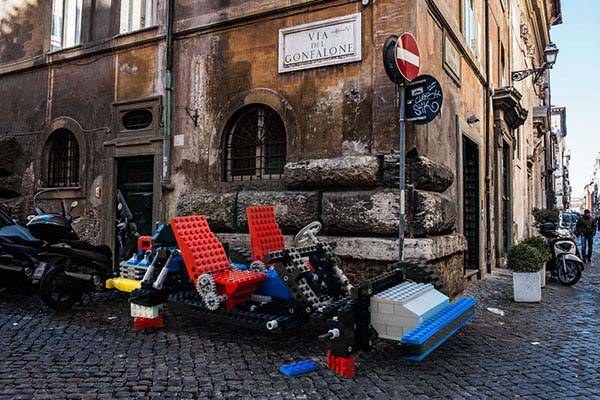 The Life-Sized LEGO Vehicles in Real World